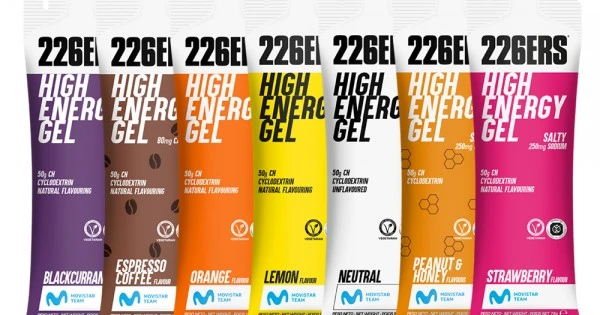 226ers - HIGH ENERGY GEL | 50 g carbs per gel